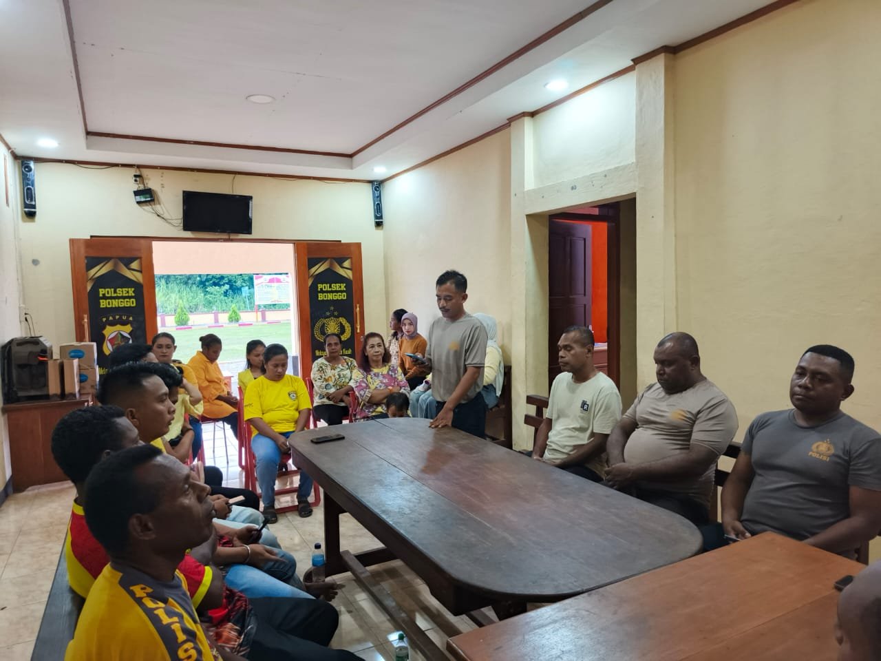 Pererat Silaturahmi, Polsek Bonggo Gelar Family Gathering Sekaligus Perpisahan Anggota