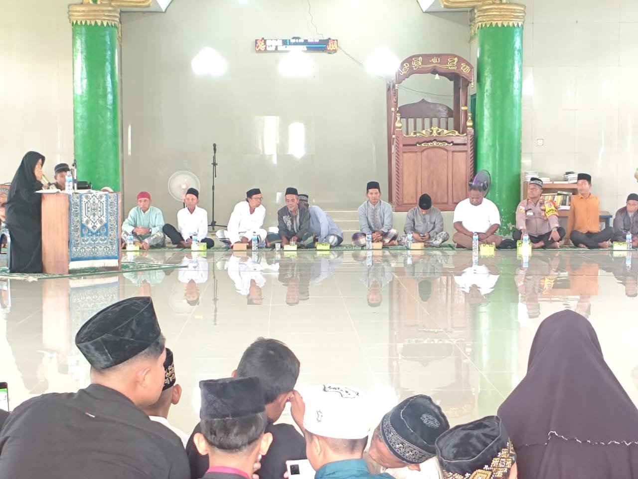 Kapolsek Bonggo Hadiri Peringatan Isra Mi’raj Nabi Muhammad SAW di Kampung Kiren