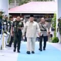 Presiden Prabowo Subianto memberikan taklimat kepada para peserta Rapat Pimpinan (Rapim) TNI dan Polri yang digelar di Istana Kepresidenan