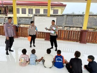 Polres Boven Digoel Gelar Pembelajaran Bagi Anak Putus Sekolah, Wujud Kepedulian terhadap Pendidikan