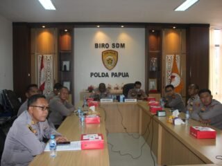 Polda Papua Ikuti Rapat Virtual Program Pusat Studi Kepolisian, Dorong Penguatan Sinergi dan Solusi Kamtibmas 