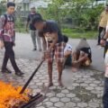 Komitmen Perangi Narkoba Sat Resnarkoba Polresta Musnahkan Barang Bukti Narkotika