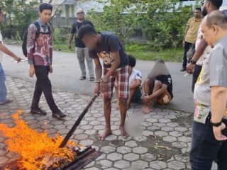Komitmen Perangi Narkoba Sat Resnarkoba Polresta Musnahkan Barang Bukti Narkotika