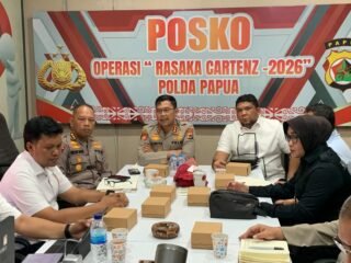 Polda Papua Evaluasi Minggu Pertama Ops Sikat Cartenz 2026, Perkuat Sinergi Jaga Kamtibmas di Papua 