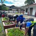 Wujud Toleransi dan Kepedulian, Polres Sarmi Bersihkan Gereja Santo Antonius Jelang HUT Bhayangkara ke-80