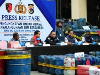 Polda Papua Bongkar Dua Kasus Penyalahgunaan BBM Bersubsidi, Negara Berpotensi Selamatkan Kerugian Lebih dari Rp500 Juta