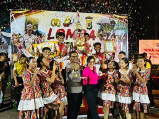 Hari Bhayangkara ke-80, Polda Papua Rayakan Kebersamaan Lewat Penutupan Lomba Tari Yospan