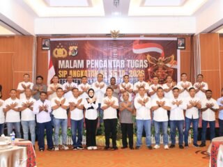Malam Pengantar Tugas SIP Angkatan Ke-55, Wakapolda Papua Tekankan Perwira Harus Siap Memimpin dan Melayani
