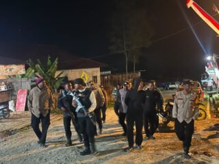 Hadir di Tengah Masyarakat, Regu Siaga III Polres Tolikara Pastikan Karubaga Tetap Aman