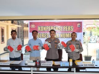 Kapolres Biak Numfor Rilis Kasus Narkotika, Dua Pengedar Ganja 1 Kg Ditangkap