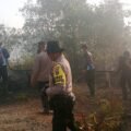 Respons Cepat Polri Bersama TNI dan BPBD, Karhutla di Padwa Sup Berhasil Dipadamkan