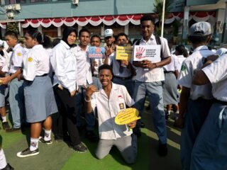 Polda Papua Kampanyekan Rise and Speak, Dorong Pelajar Berani Lawan Kekerasan dan Bullying