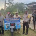 Bhabinkamtibmas Polsek Biak Barat Ajak Masyarakat Jaga Kamtibmas dan Cegah Karhutla