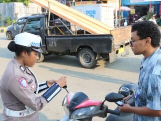 Hari Keempat Operasi Patuh Cartenz 2026, Polda Papua Ajak Pengendara Utamakan Keselamatan