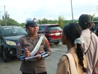 Hari Kelima Operasi Patuh Cartenz 2026, Polda Papua Sasar Kesadaran Pengendara di Holtekamp